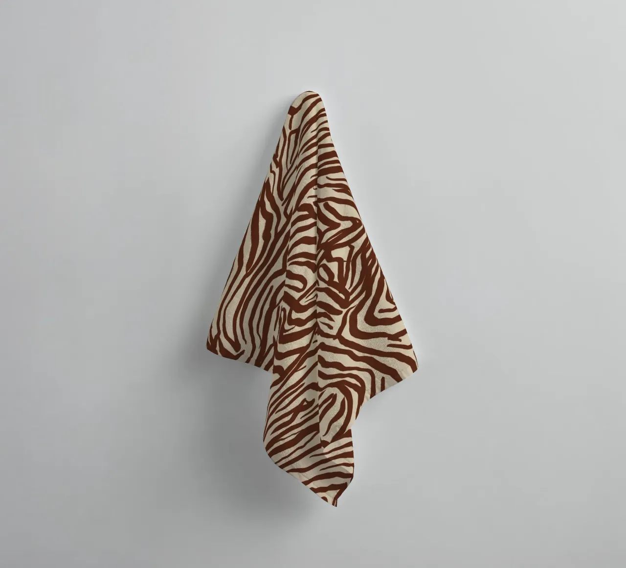 Zebra Pattern Design towel by Life of Pie