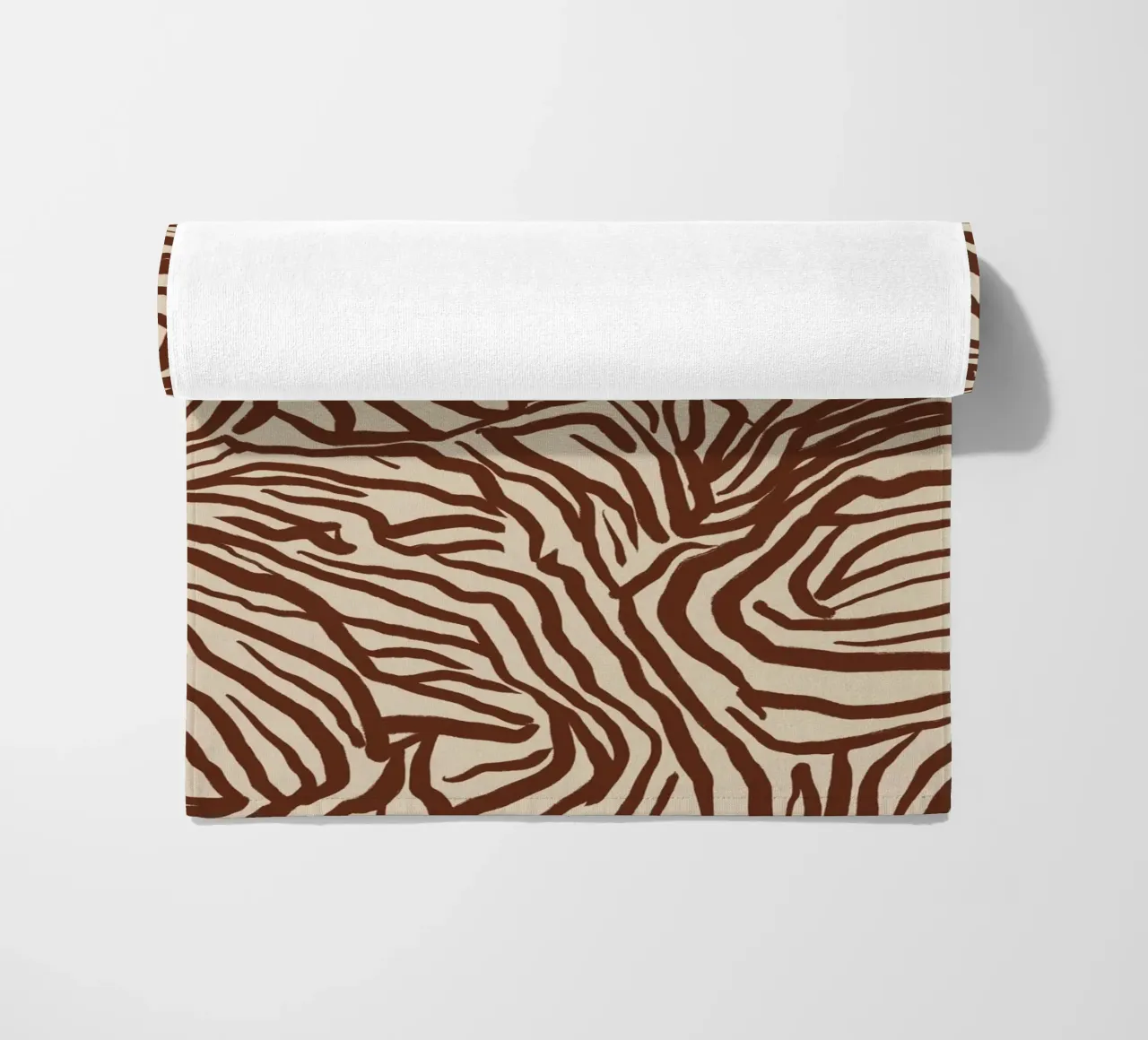 Design con motivo a zebra telo mare da Life of Pie