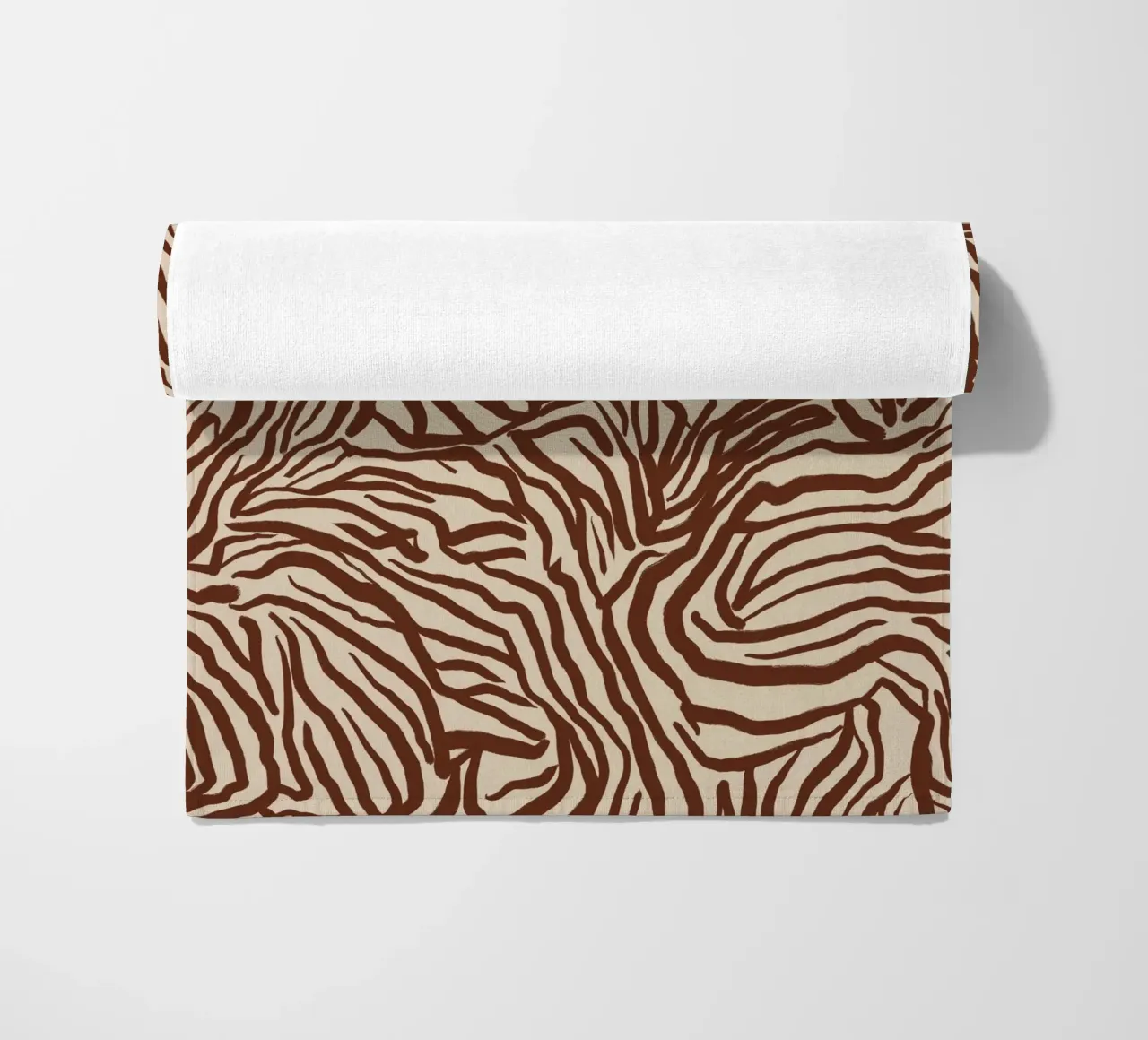 Design con motivo a zebra telo mare da Life of Pie