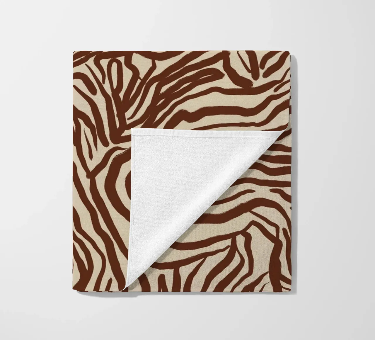 Design con motivo a zebra telo mare da Life of Pie