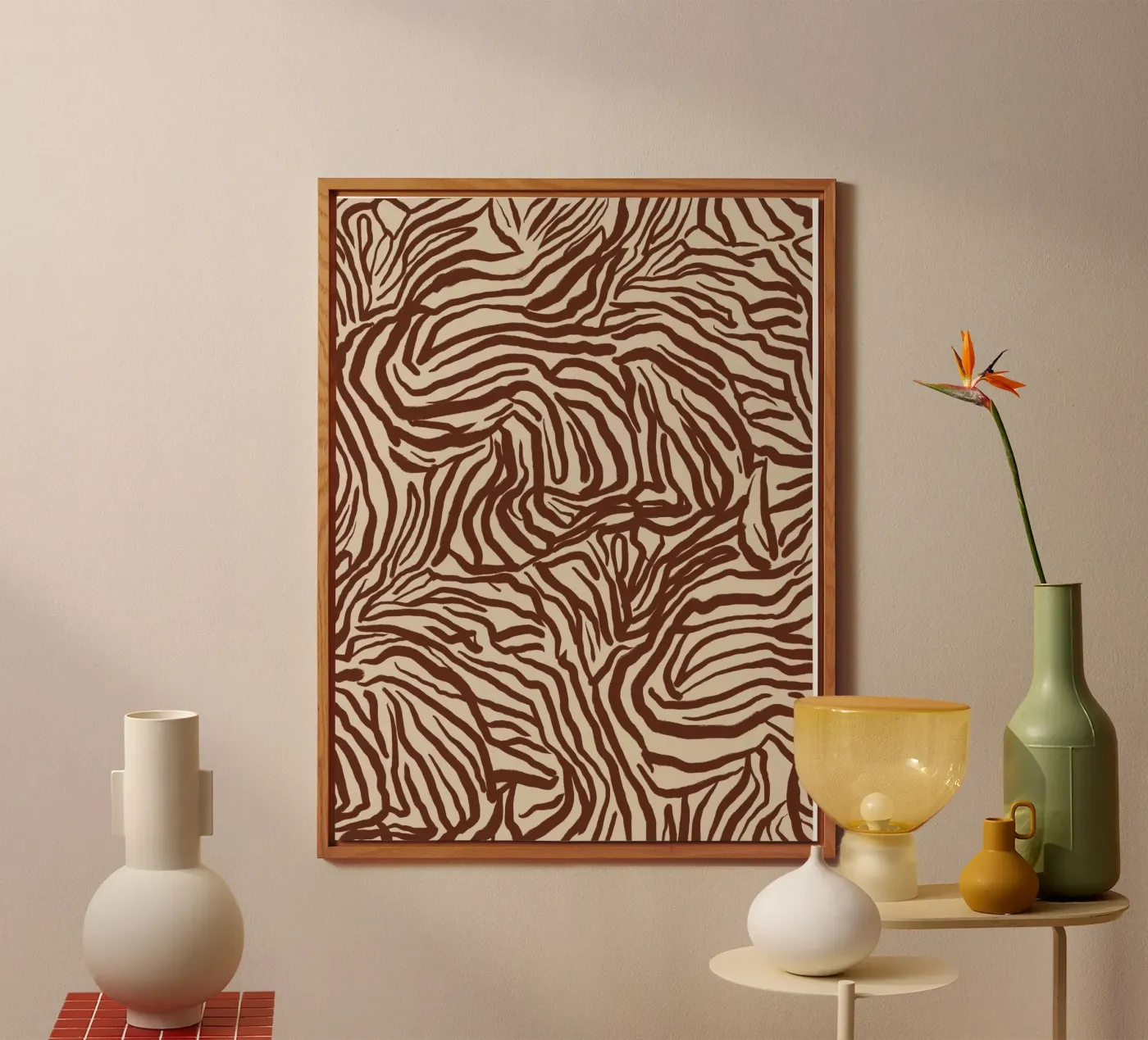 Zebra Pattern Design panneau forex de Life of Pie