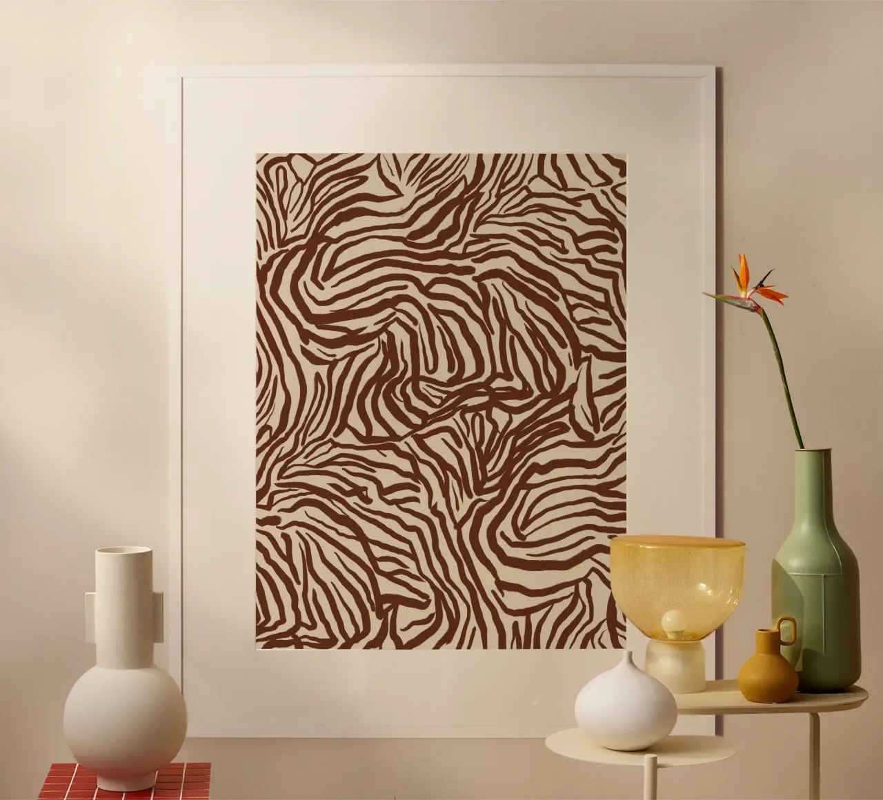 Zebra Pattern Design poster by Life of Pie