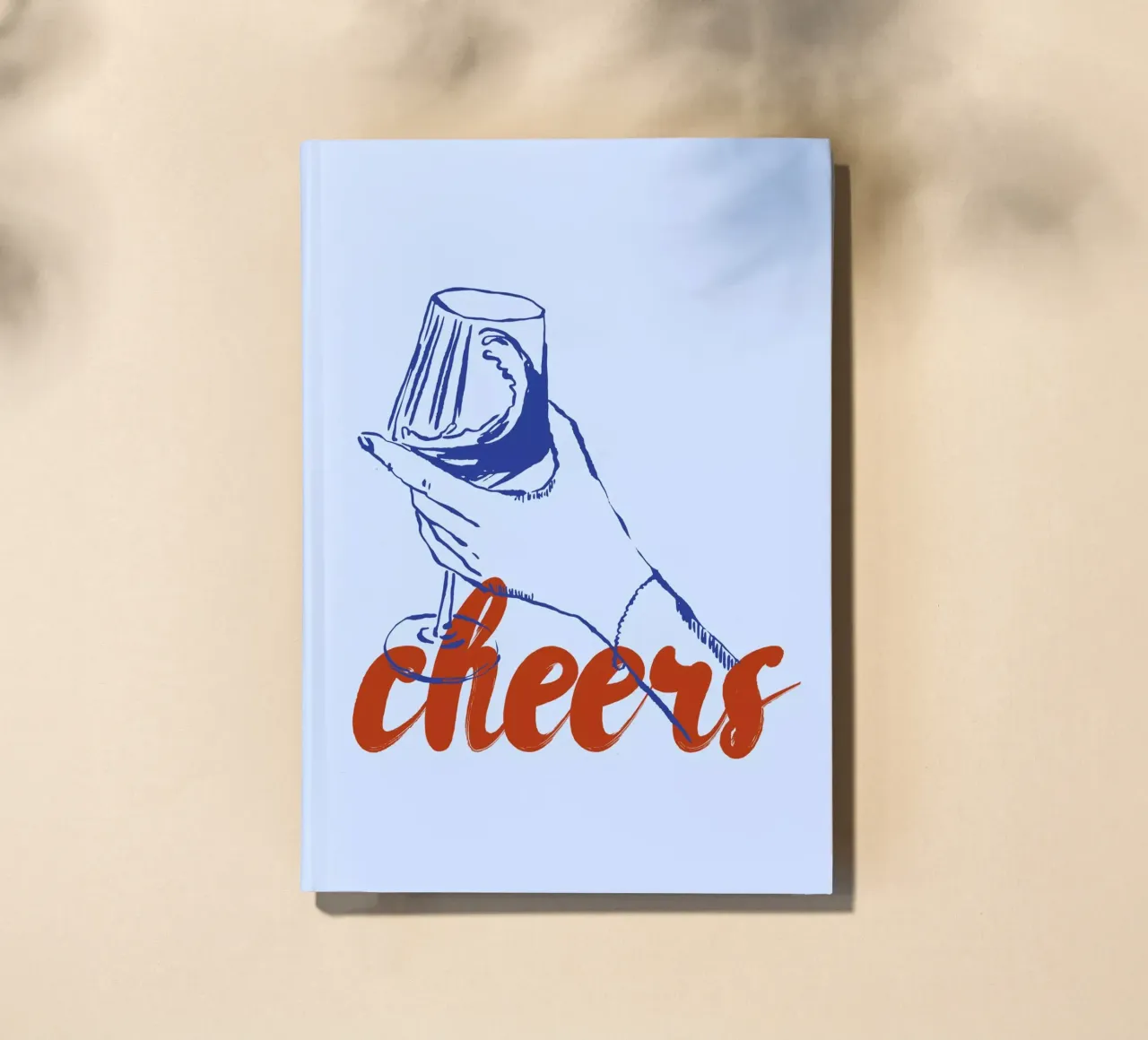 Boho Food 13 Cheers notebook by Boho Print Collection