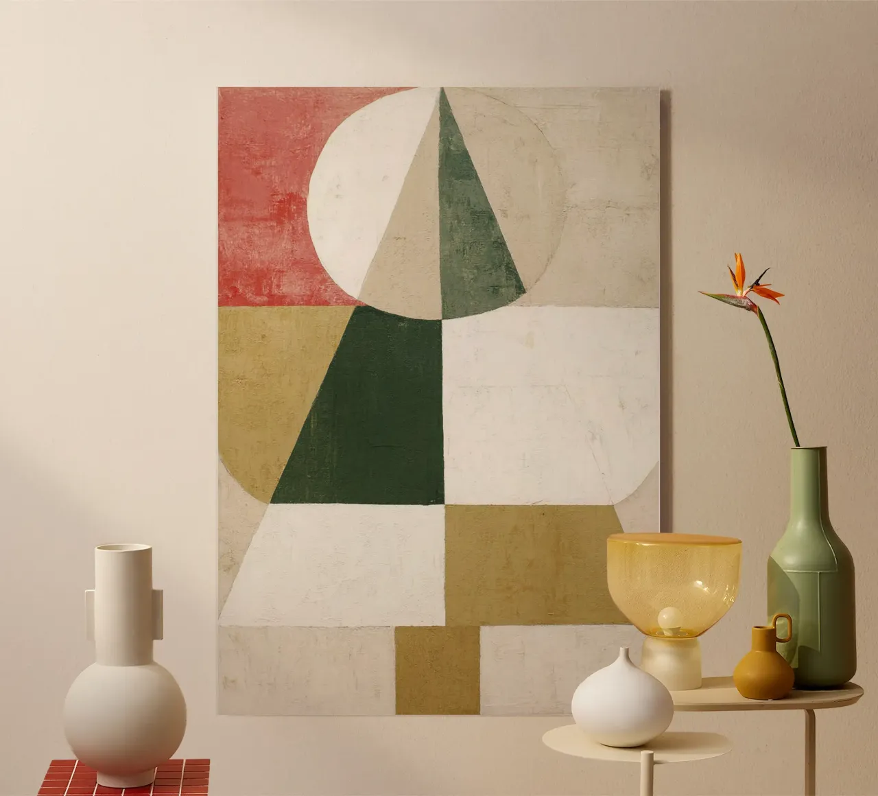 Geometric Pine Tree plexiglass da La Collagerie