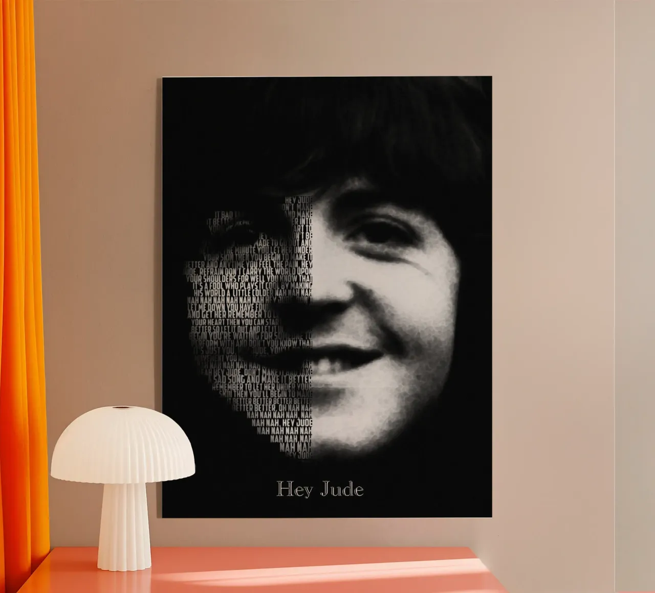 Hey Jude plexiglass da Gunawan Rb