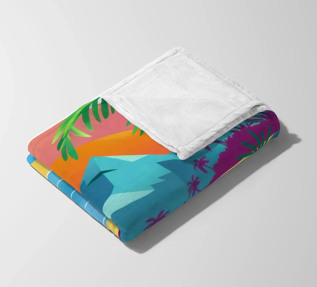 Poolside Paradiesblick Fleecedecke von Sky Velour