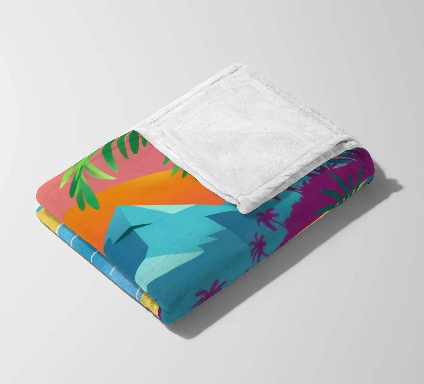 Poolside Paradiesblick Fleecedecke von Sky Velour