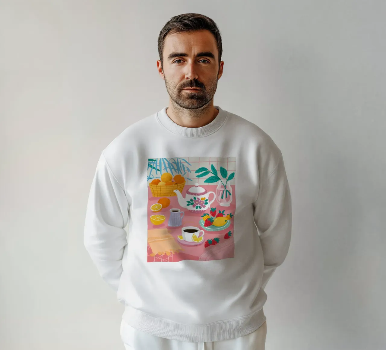 L'ora del tè gioioso felpa da Sky Velour