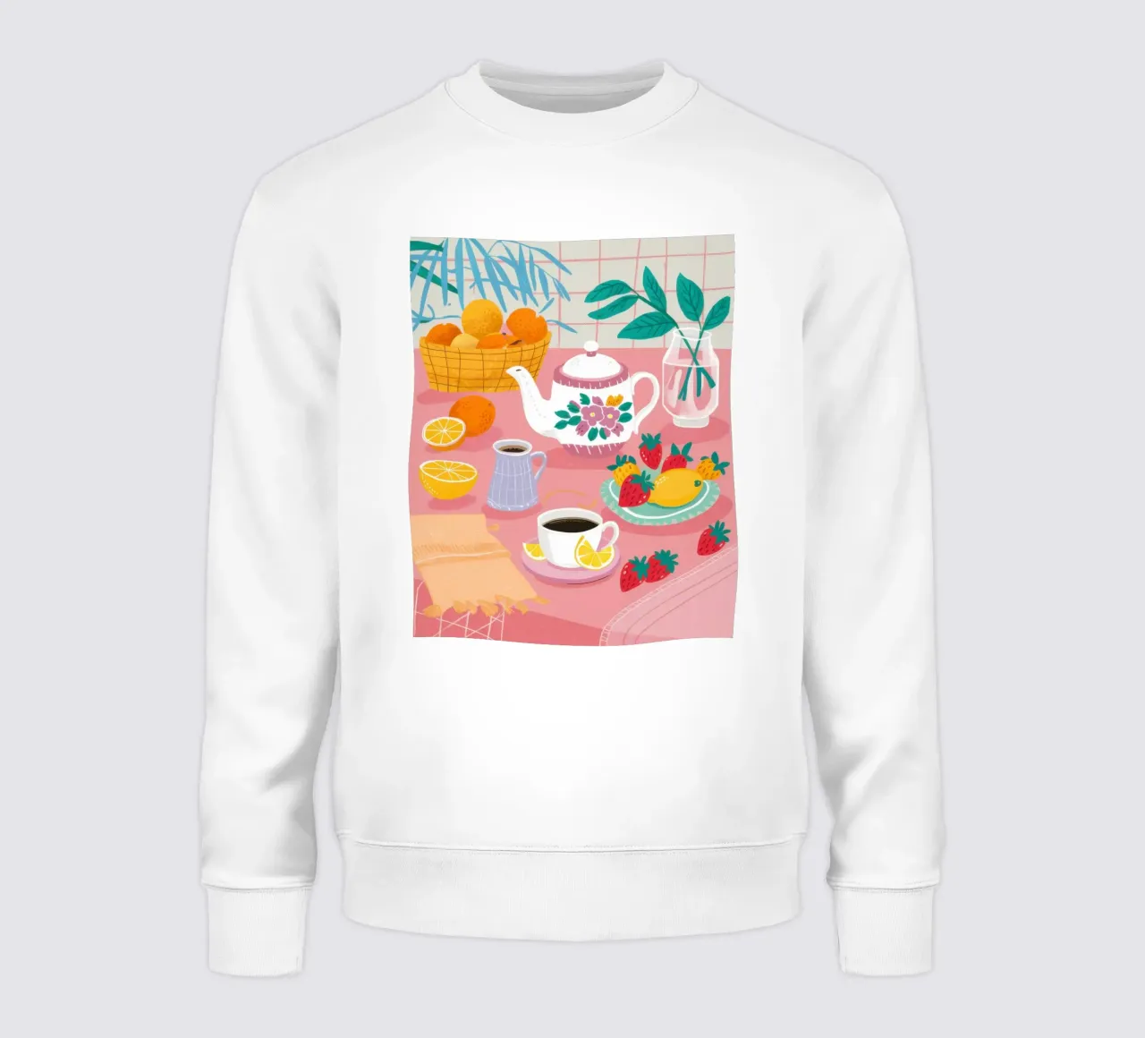 L'ora del tè gioioso felpa da Sky Velour