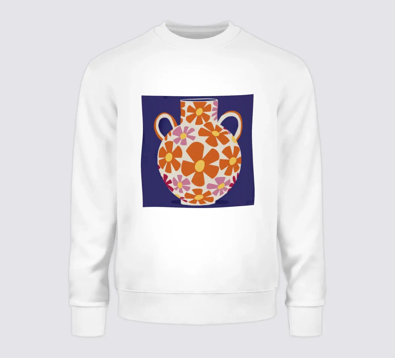 Terracotta Patterned Vase felpa da Sky Velour