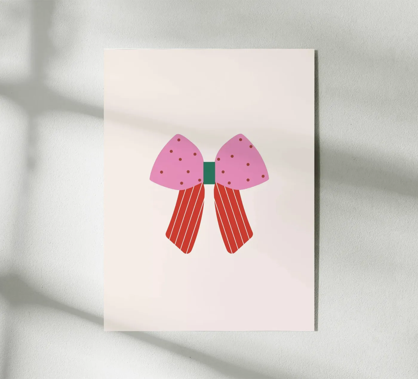 Bow tie pink plexiglass da janamossmann