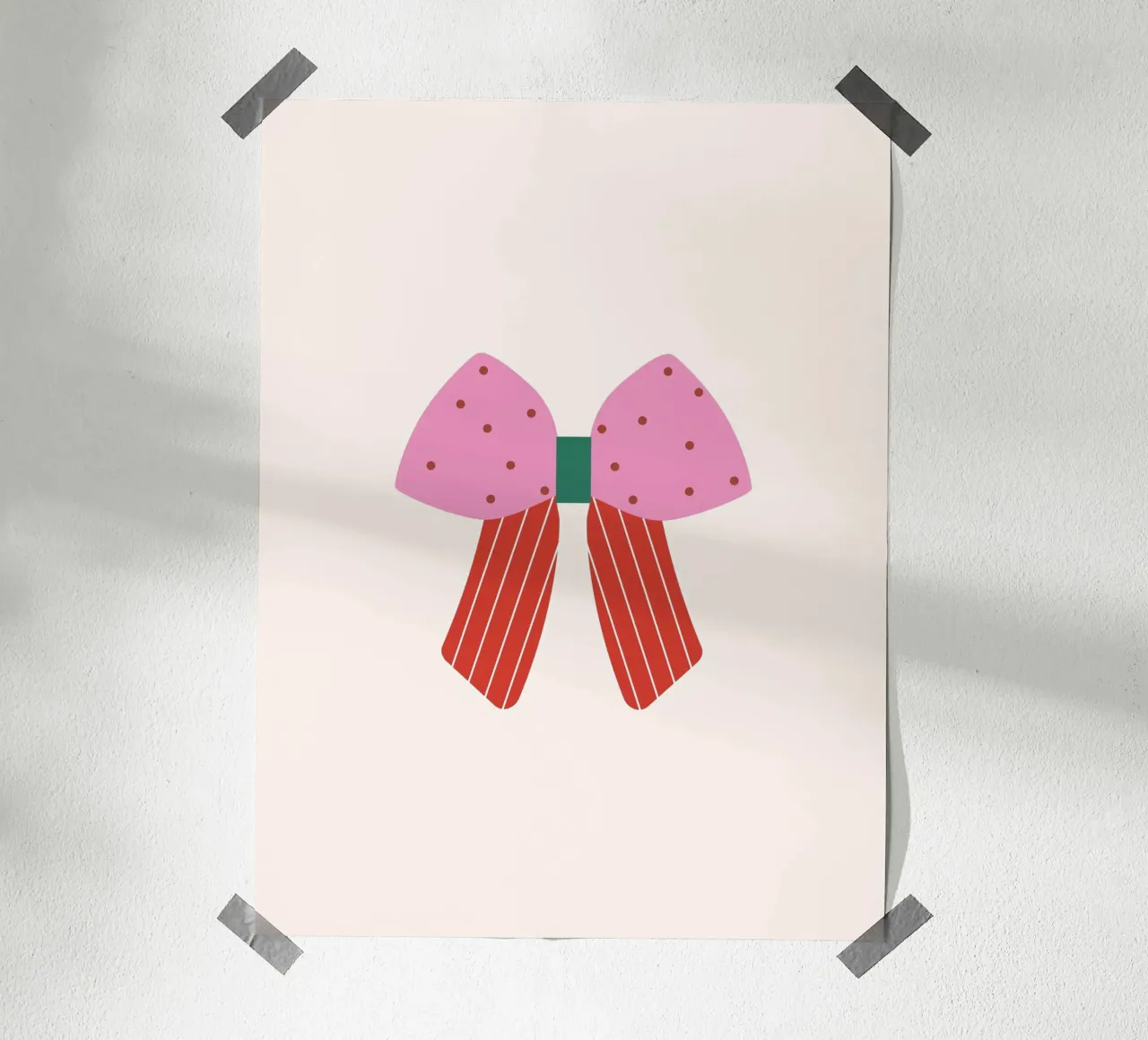 Papillon rosa poster da janamossmann
