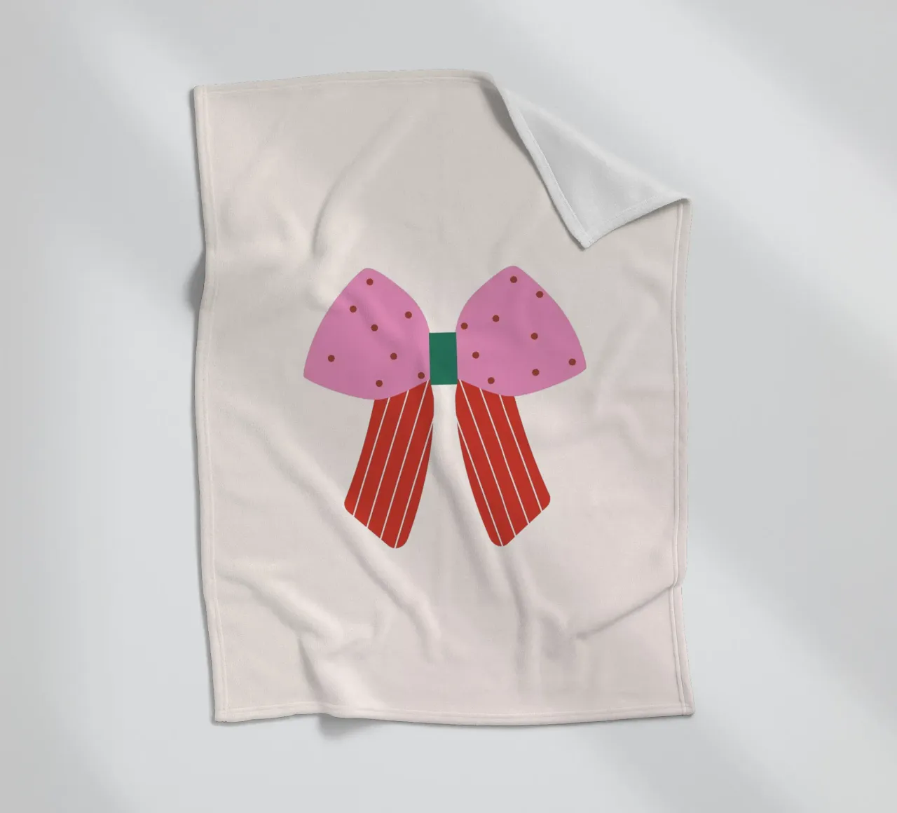 Papillon rosa coperta in pile da janamossmann