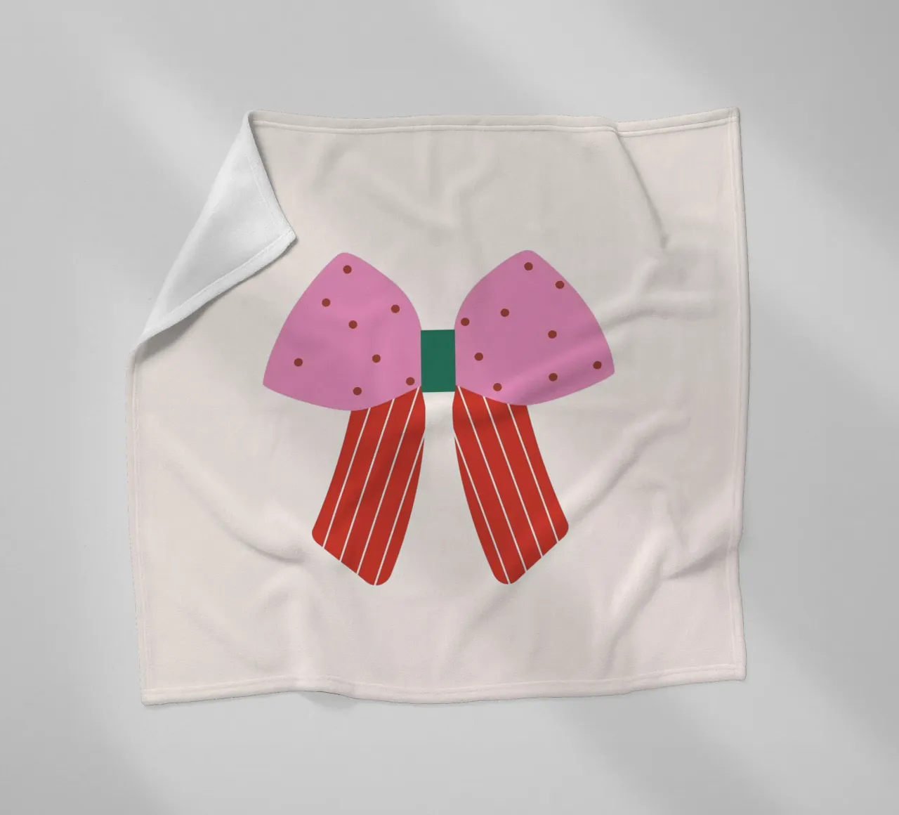 Papillon rosa coperta in pile da janamossmann