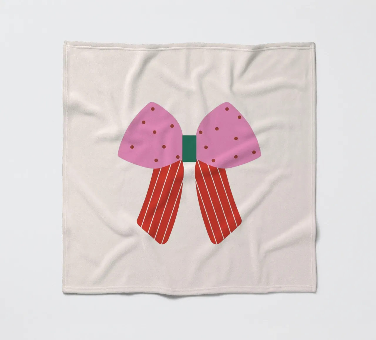 Papillon rosa coperta in pile da janamossmann