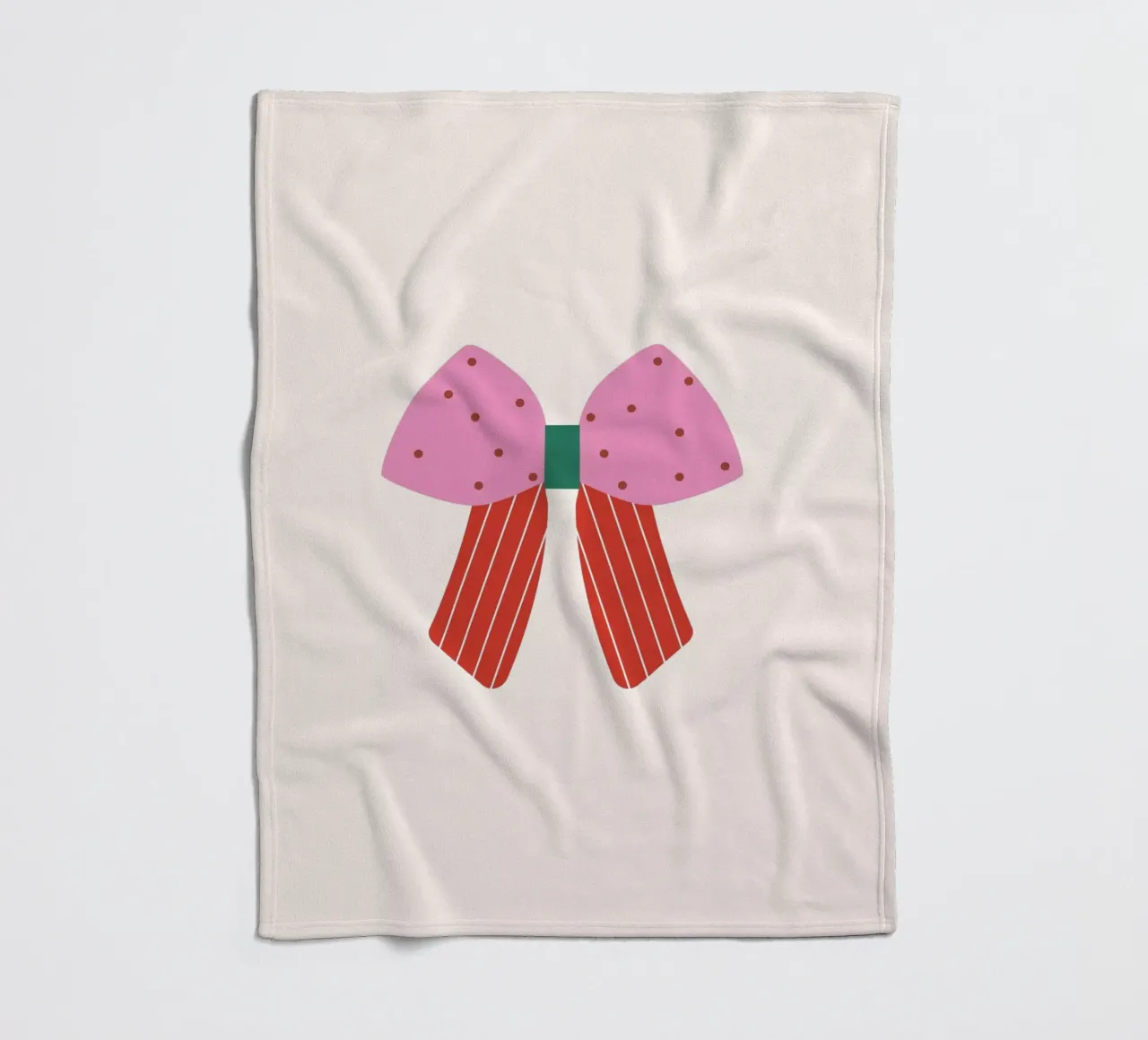 Papillon rosa coperta in pile da janamossmann