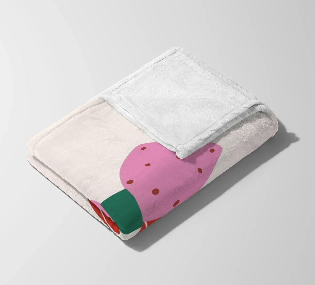 Papillon rosa coperta in pile da janamossmann