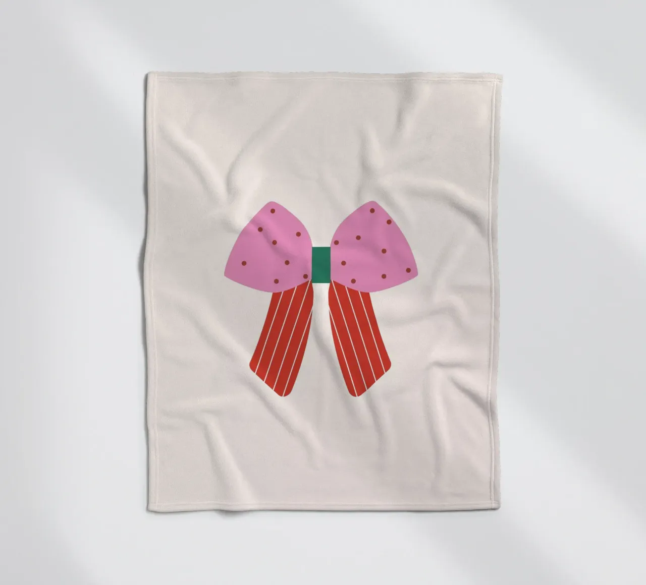 Papillon rosa coperta in pile da janamossmann