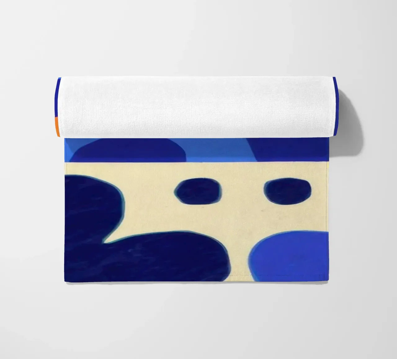 Bold Folkloric Forms beach towel by Sky Velour