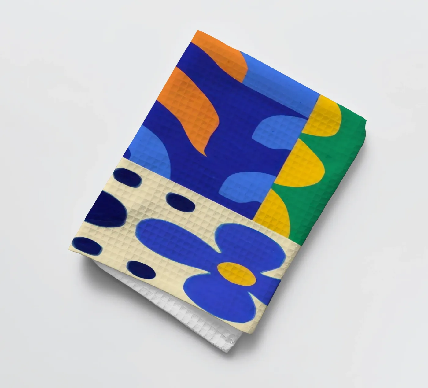 Formes folkloriques audacieuses torchon de Sky Velour