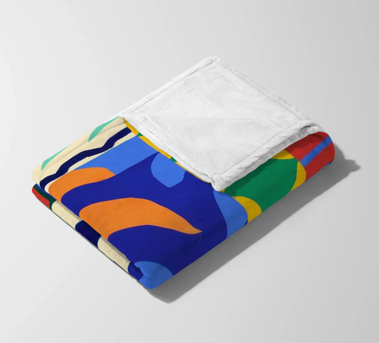 Bold Folkloric Forms Fleecedecke von Sky Velour