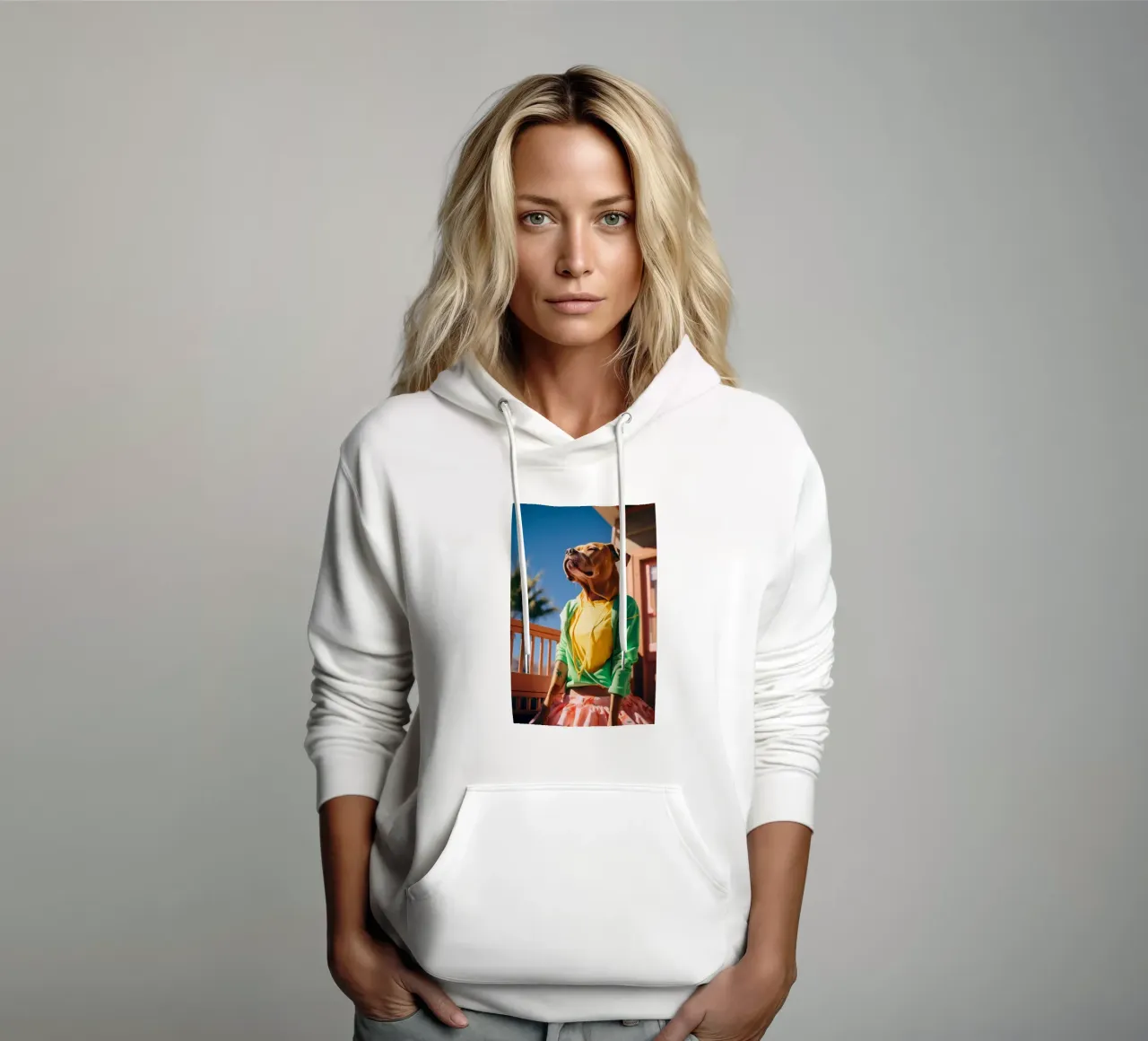 Jade felpa con cappuccio da Affiches Chien Originales – Dogland