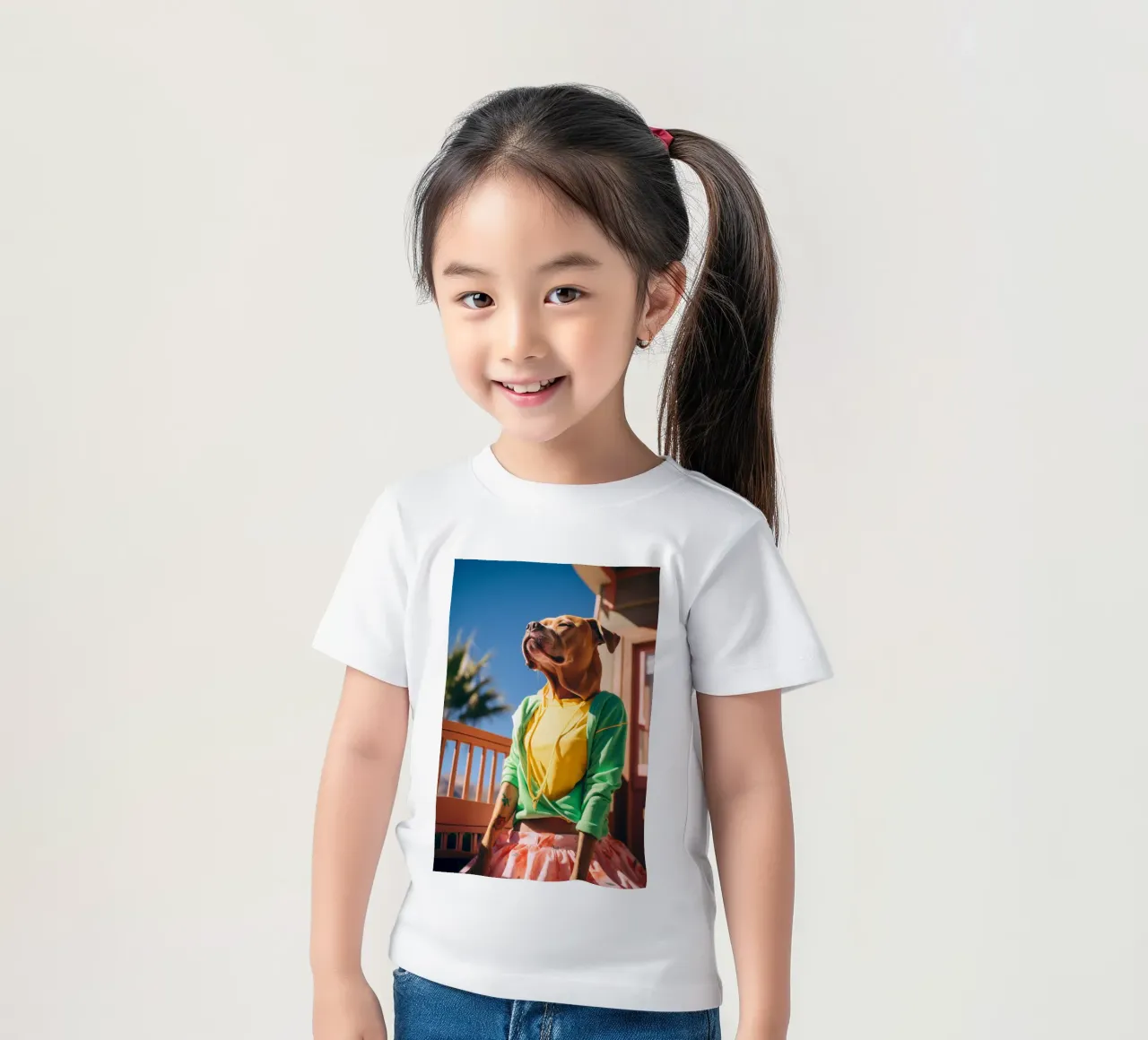 Jade t-shirt bambini da Affiches Chien Originales – Dogland