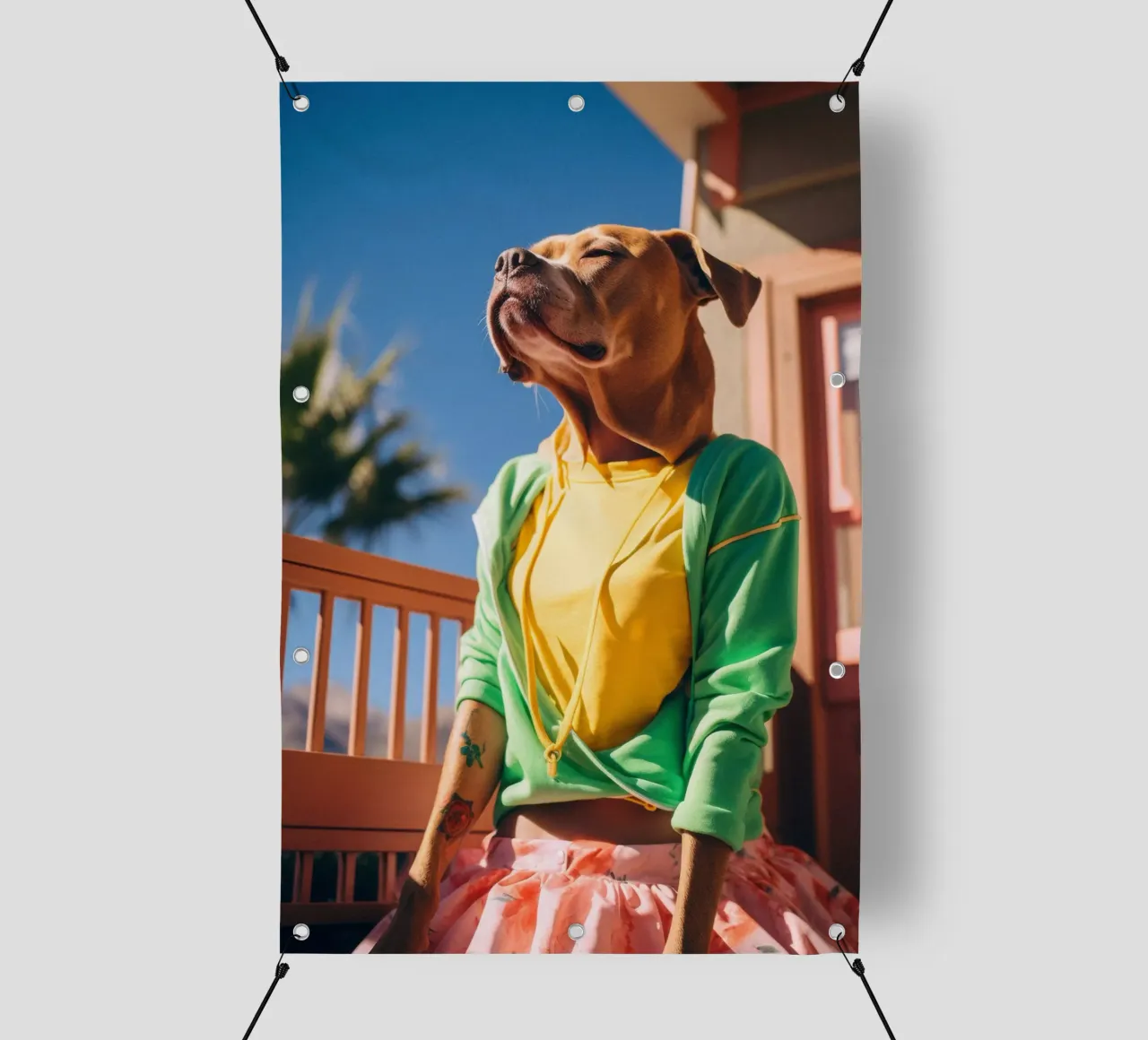 Jade telo in pvc da Affiches Chien Originales – Dogland