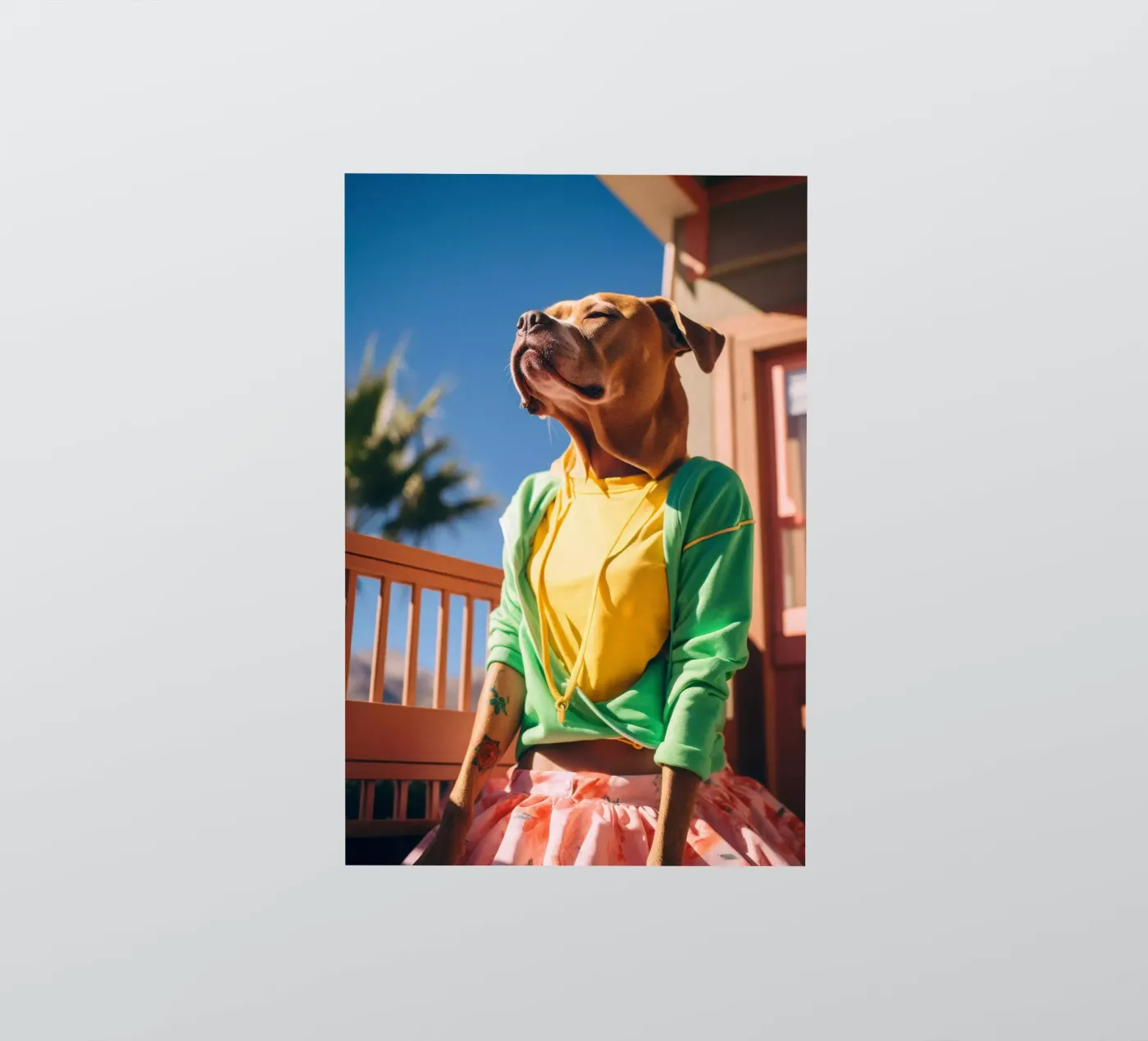 Jade sticker by Affiches Chien Originales – Dogland