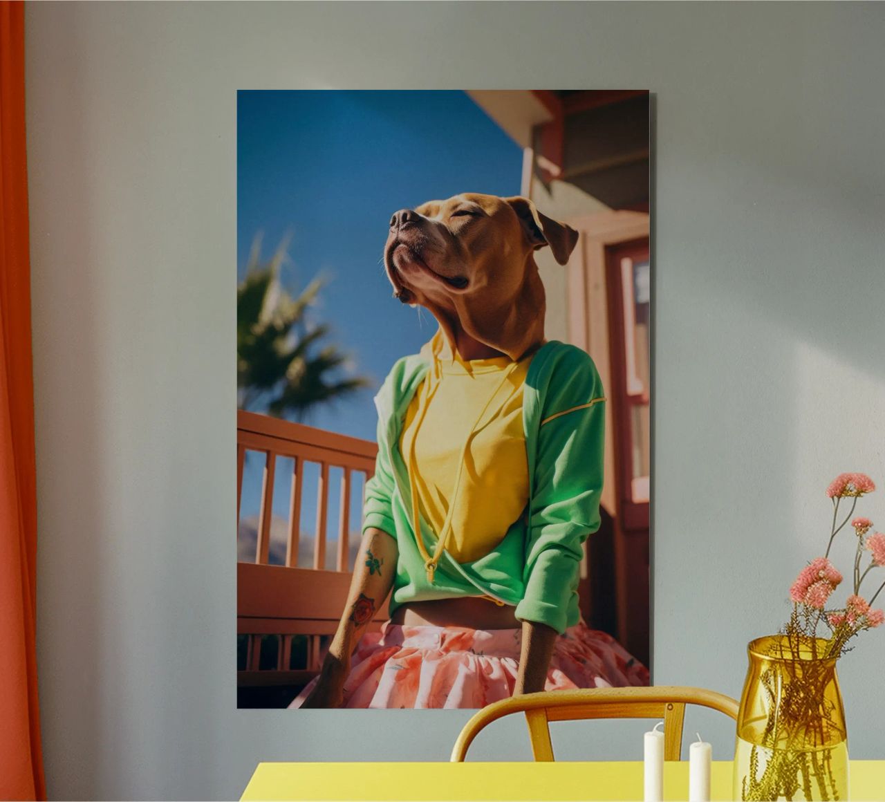 Jade alluminio dibond da Affiches Chien Originales – Dogland