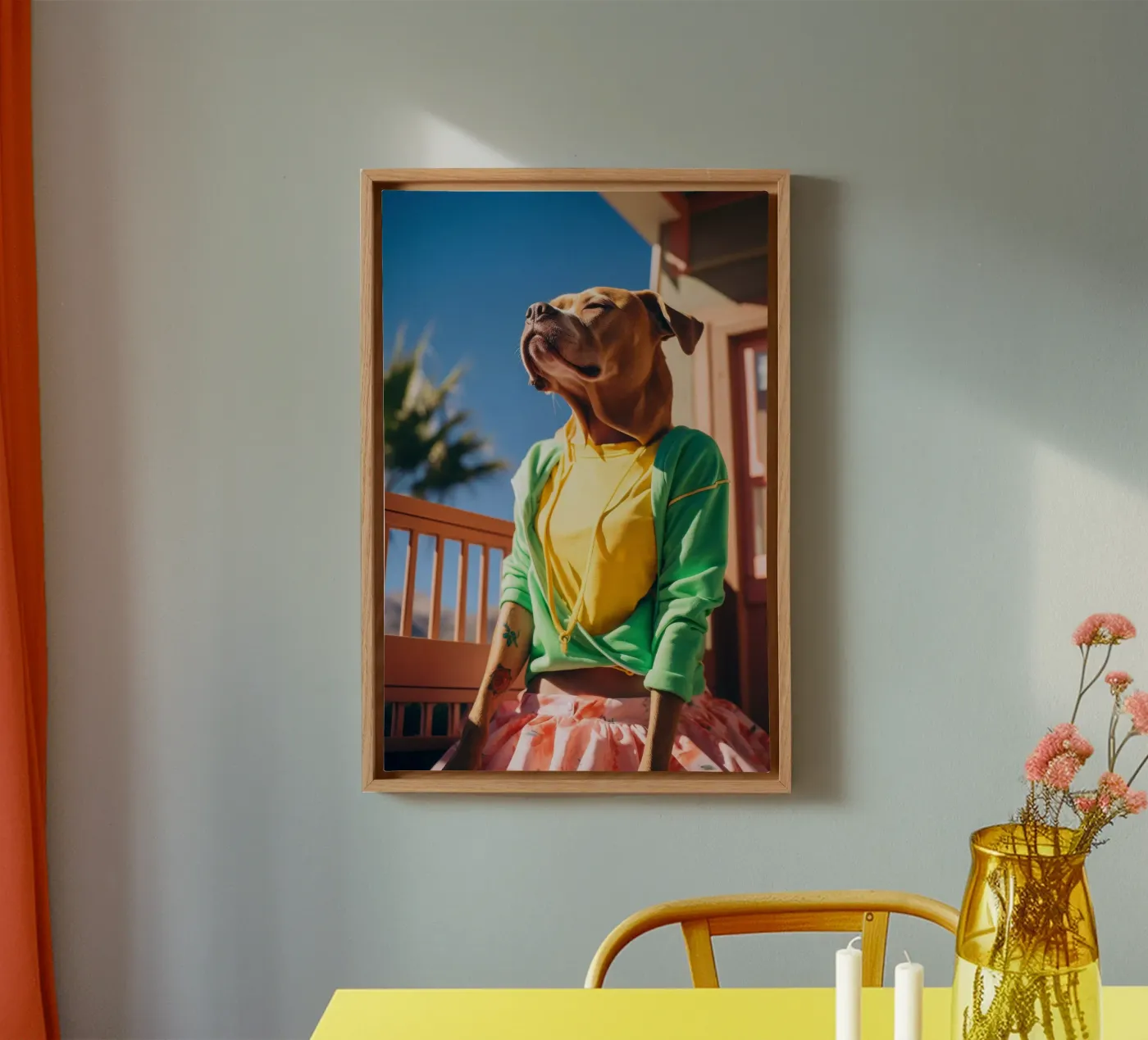 Jade canvas by Affiches Chien Originales – Dogland