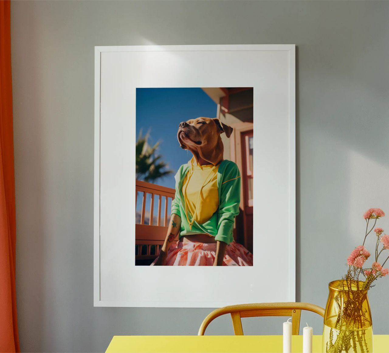 Jade carta hahnemühle da Affiches Chien Originales – Dogland