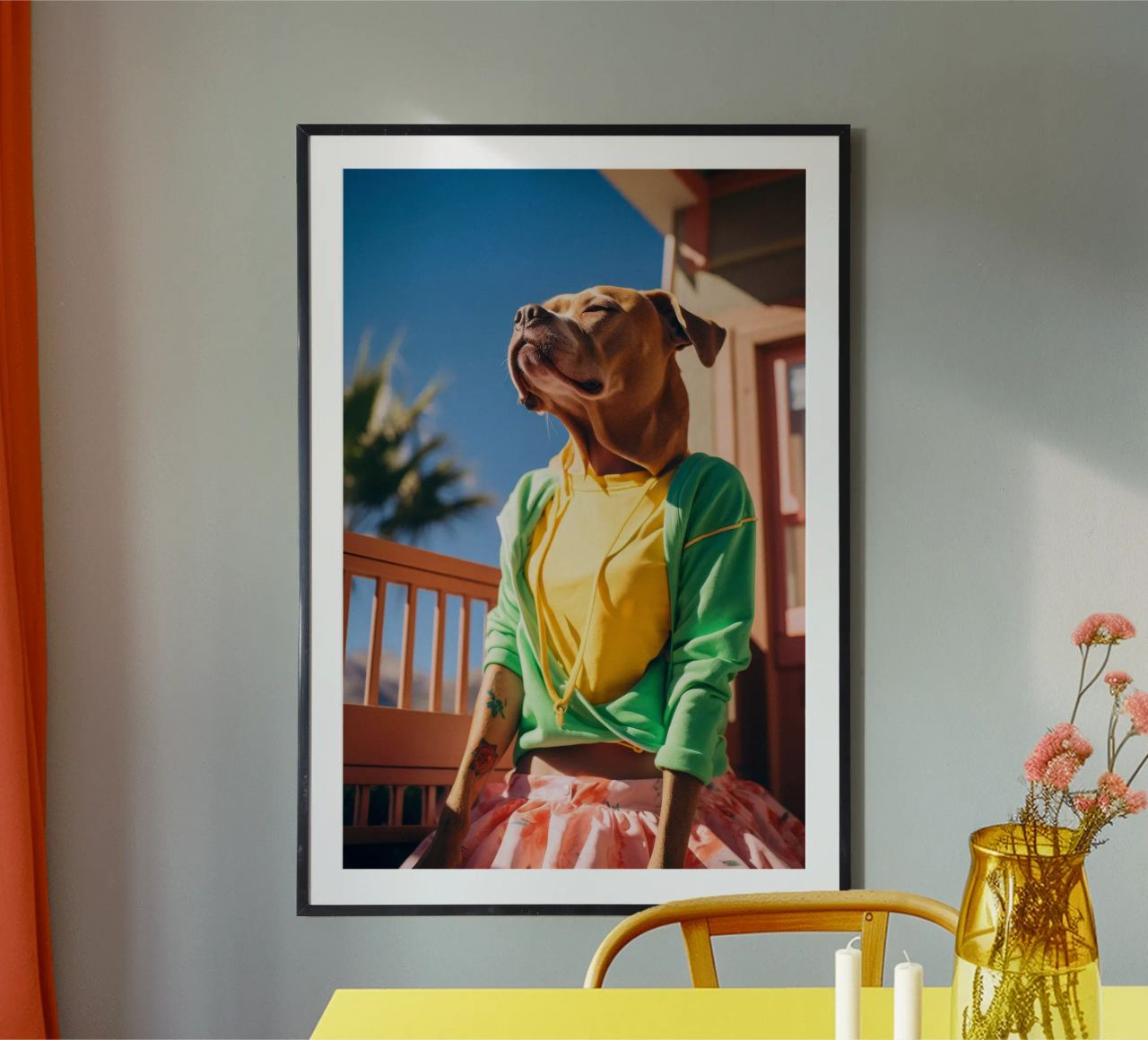 Jade carta hahnemühle da Affiches Chien Originales – Dogland