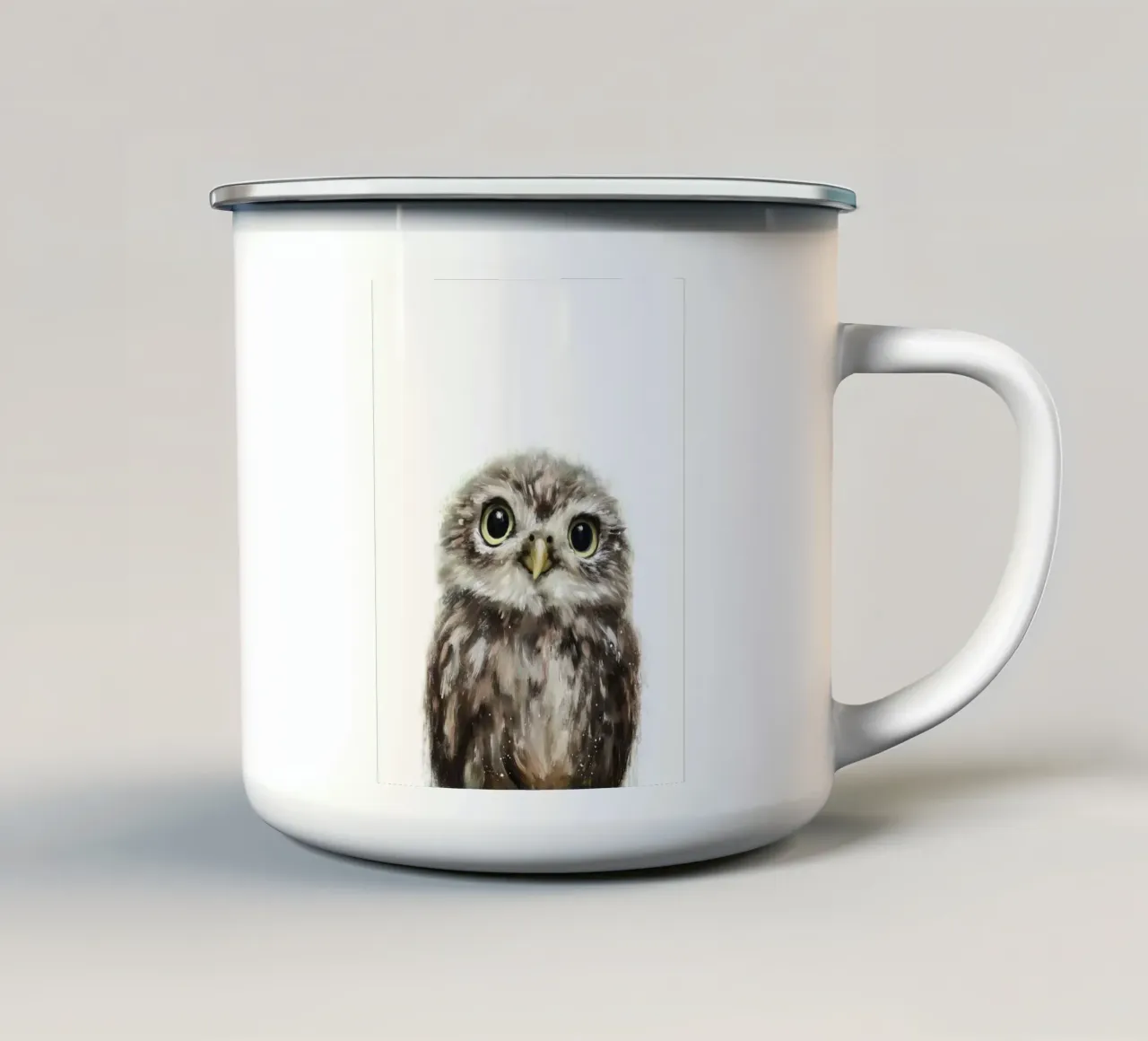 Mini gufo alla luce tazza in smalto da Carina Pop & Pastell