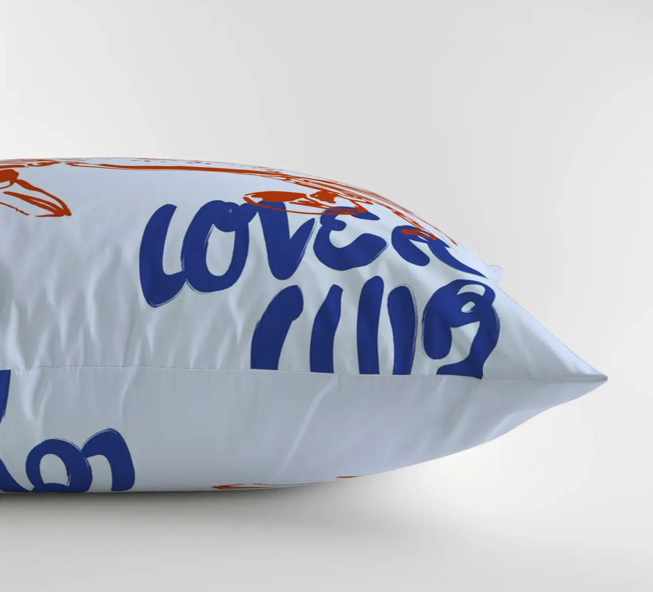 Boho Food 13 Crab cuscino da Boho Print Collection