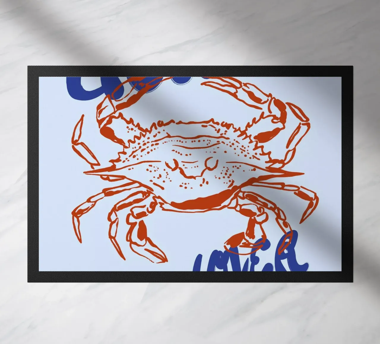Boho Food 13 Crab zerbino da Boho Print Collection