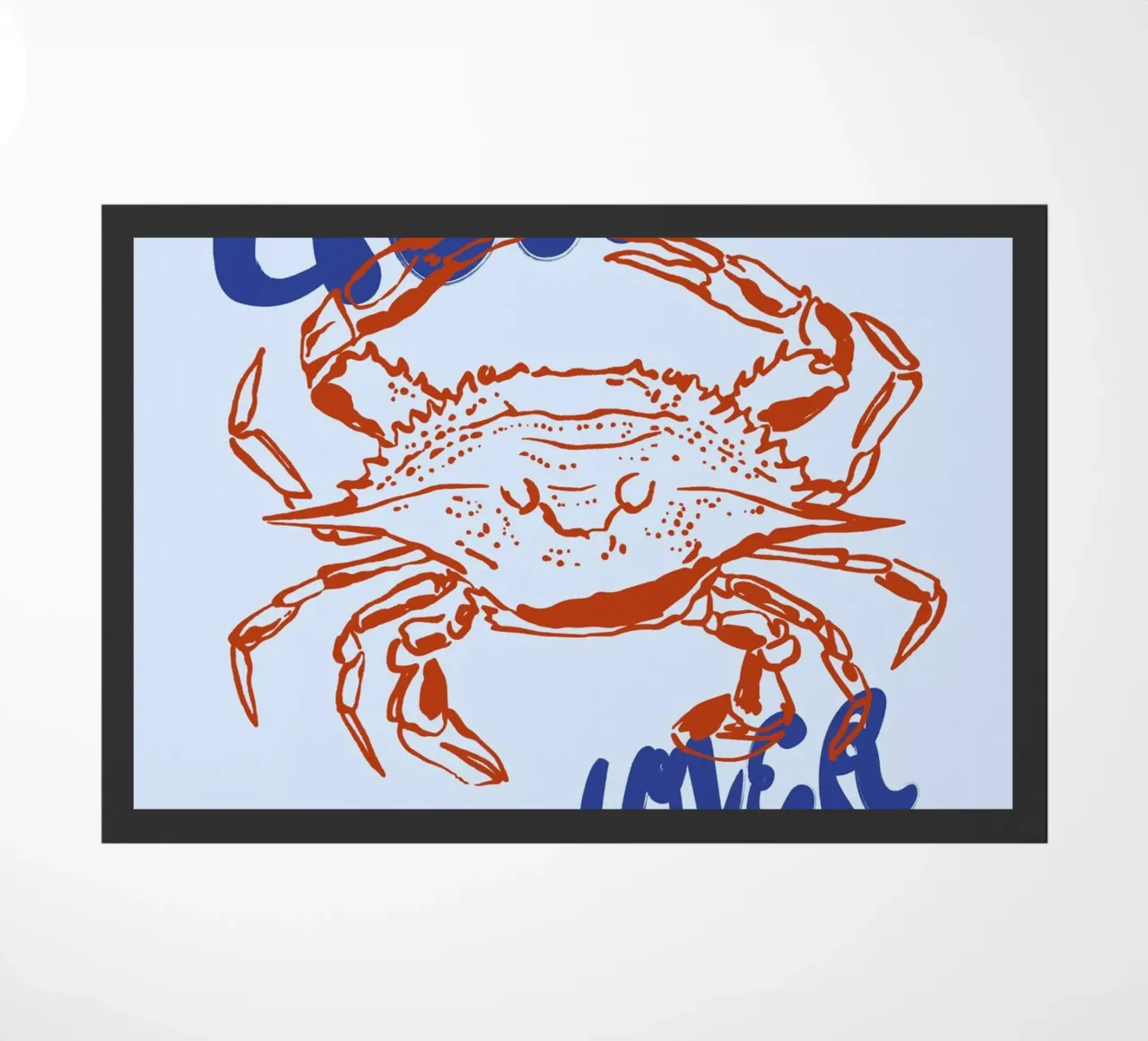 Boho Food 13 Crab zerbino da Boho Print Collection