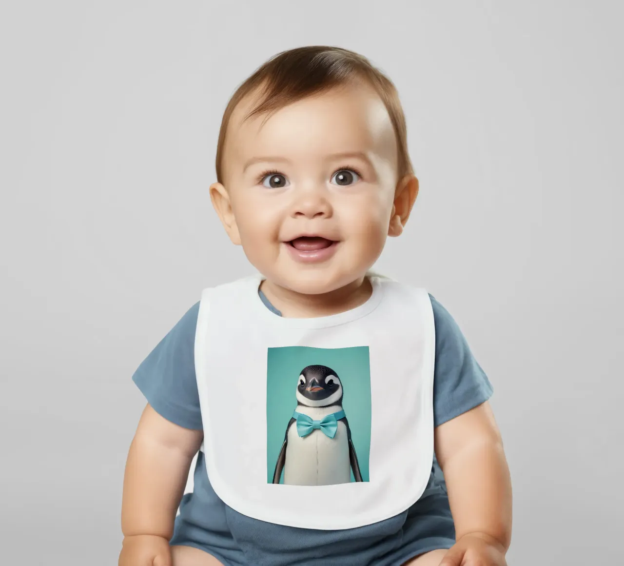 Pinguino Dapper bavaglino da Graceful Desine