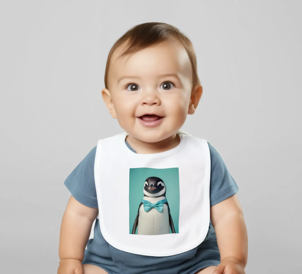 Pinguino Dapper bavaglino da Graceful Desine