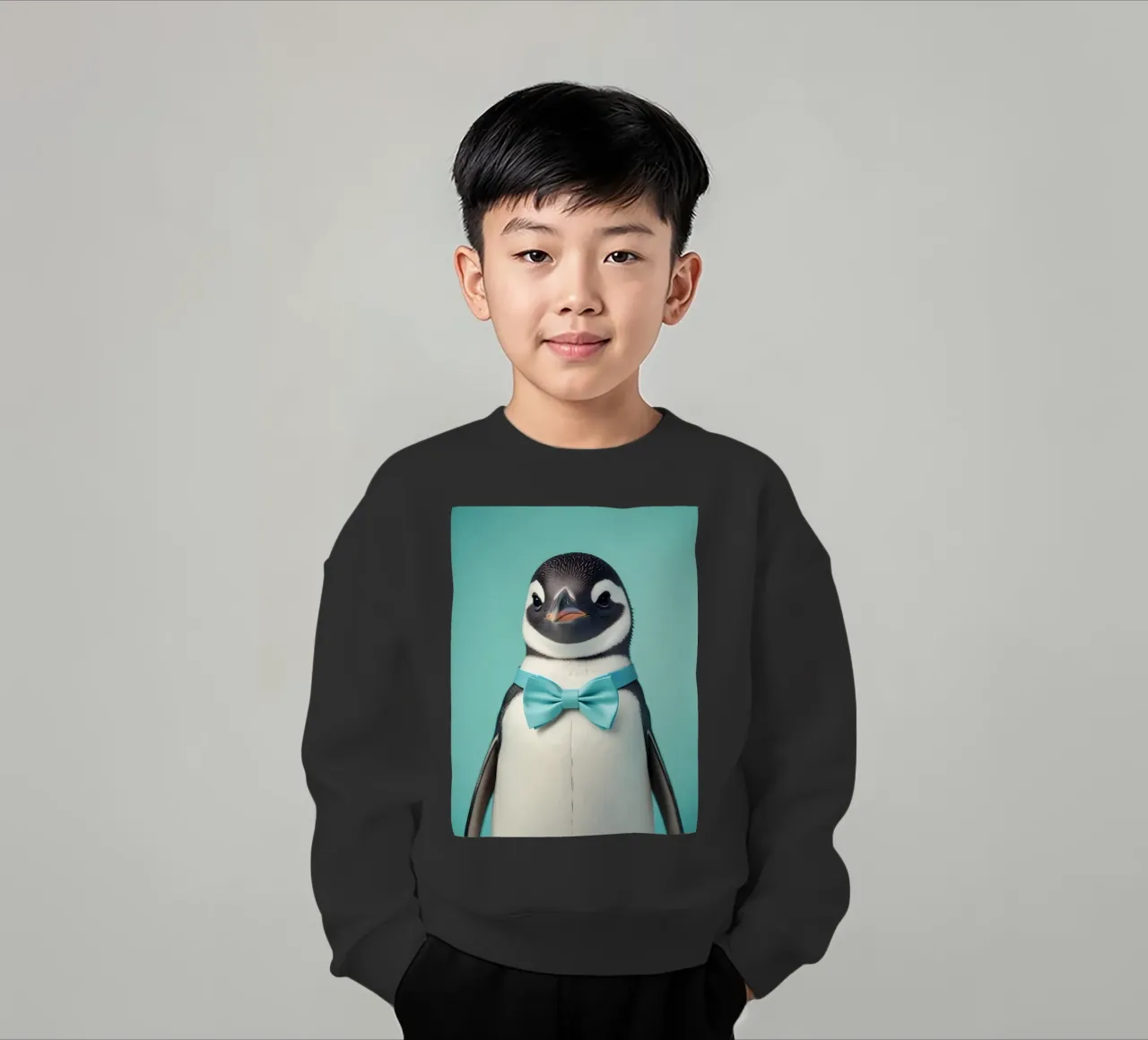 Pinguino Dapper felpa bambino da Graceful Desine