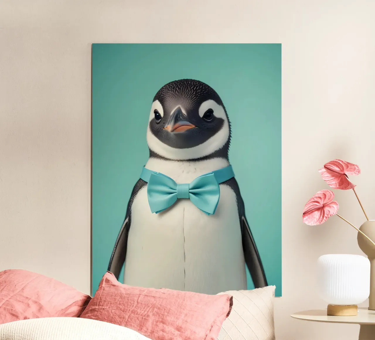 Dapper Penguin poster by Graceful Desine