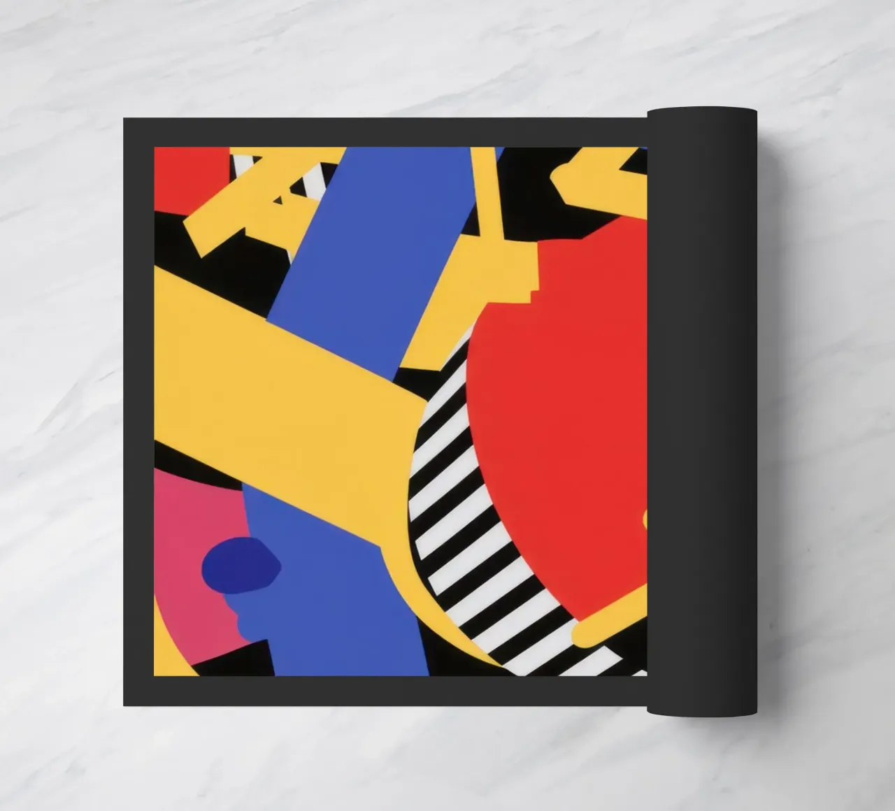 Dynamic Human Form doormat by Solace Light