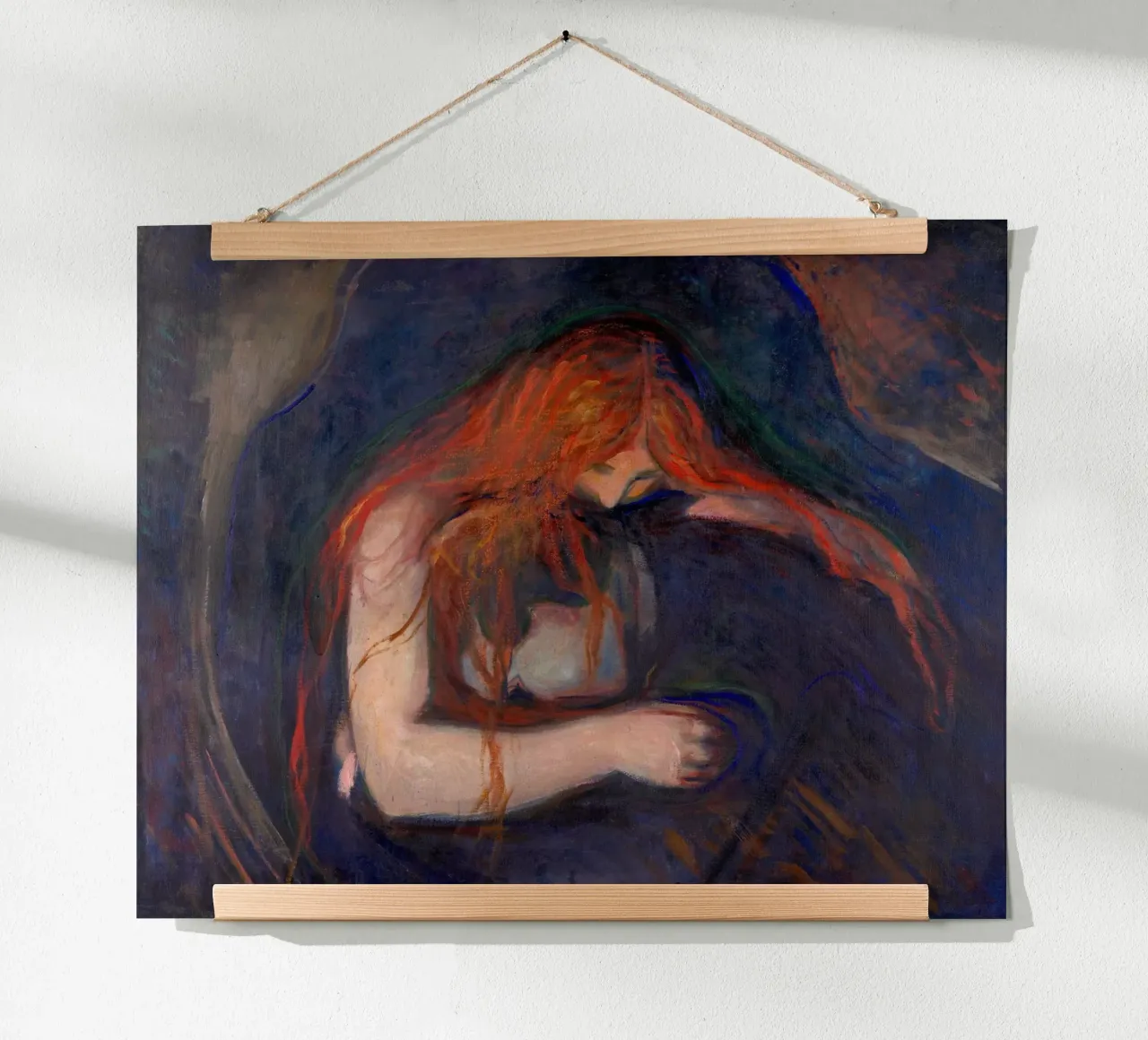 Edvard Munch - Vampiro, 1895 poster da Timeless Artworks