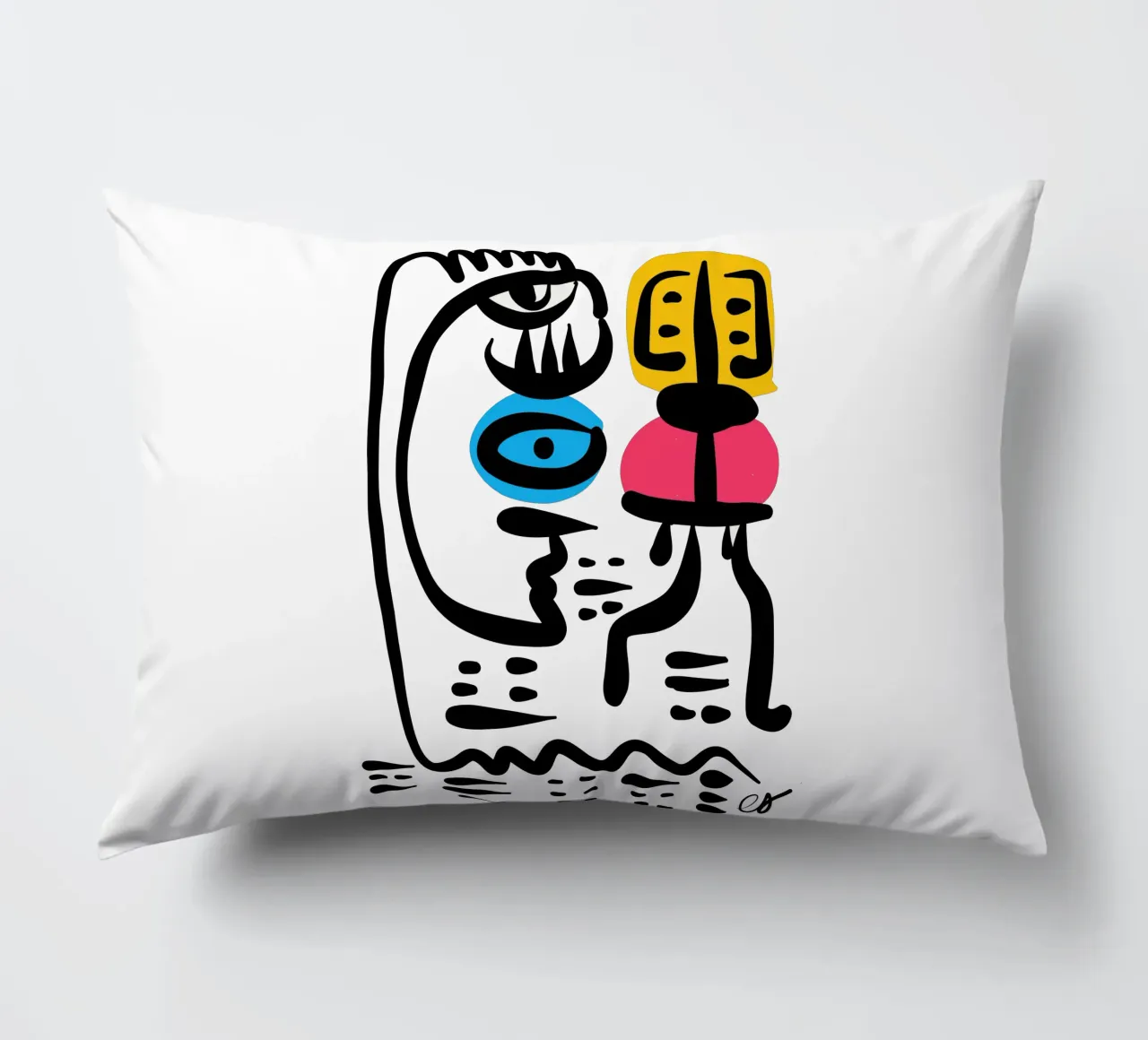 The Eye of Transformation Dialogue with the I CHING cuscino da Signorino