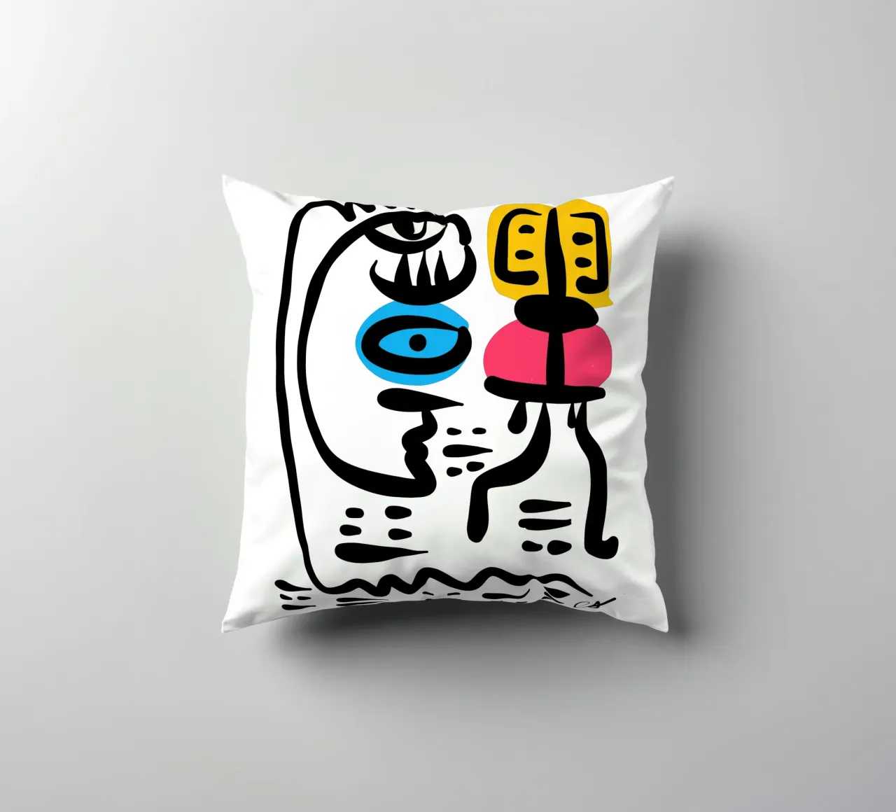 The Eye of Transformation Dialogue with the I CHING cuscino da Signorino