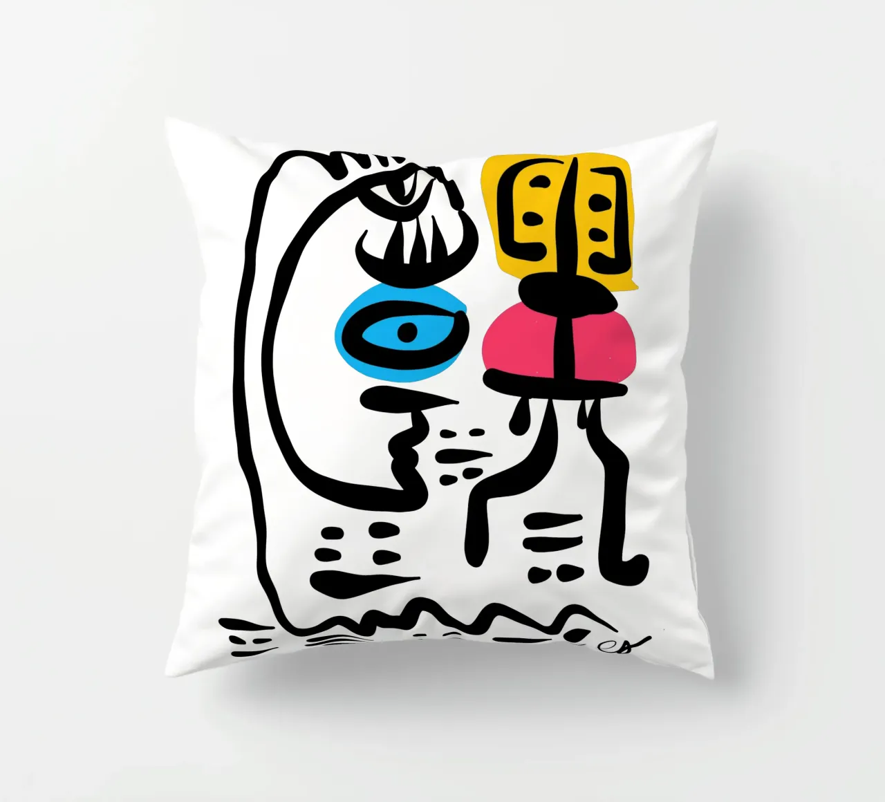 The Eye of Transformation Dialogue with the I CHING cuscino da Signorino