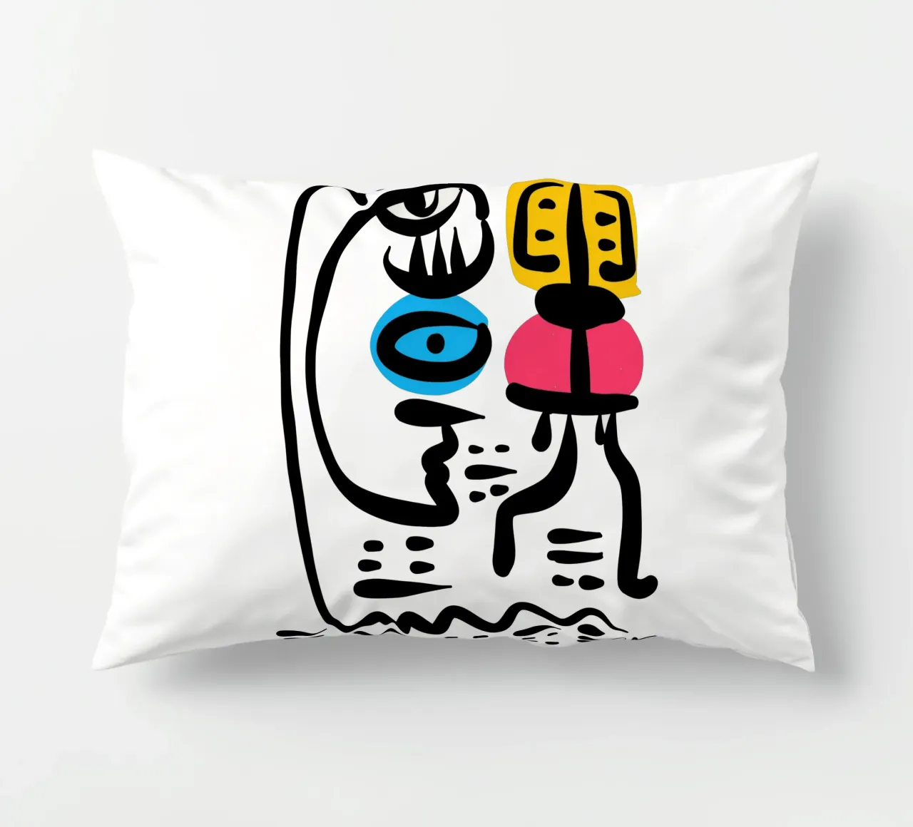 The Eye of Transformation Dialogue with the I CHING cuscino da Signorino