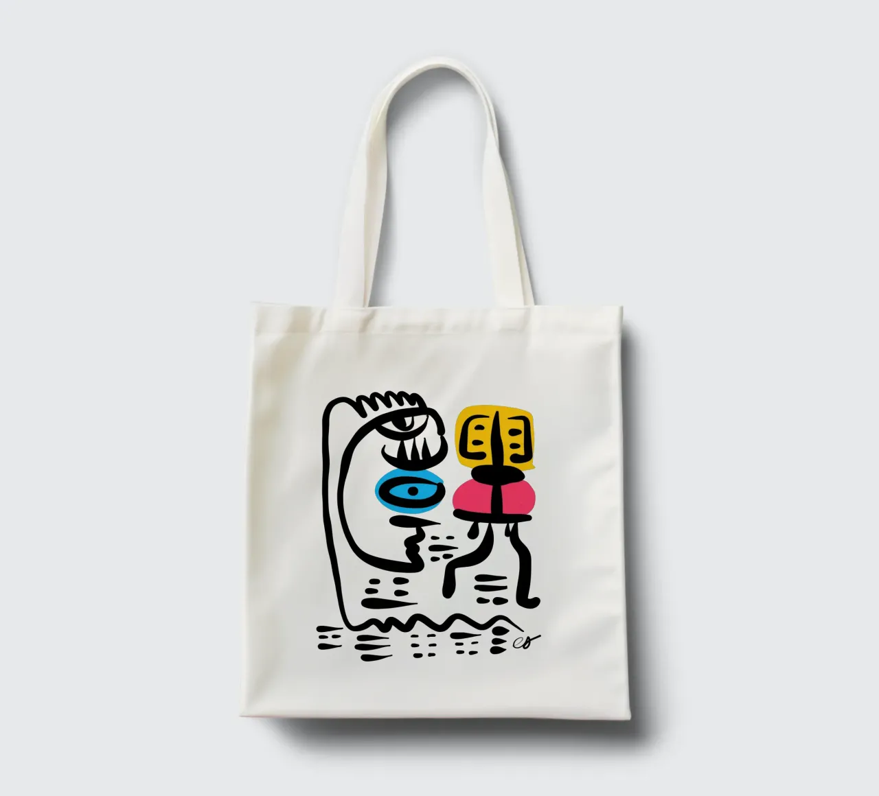 The Eye of Transformation Dialogue with the I CHING borsa in juta da Signorino