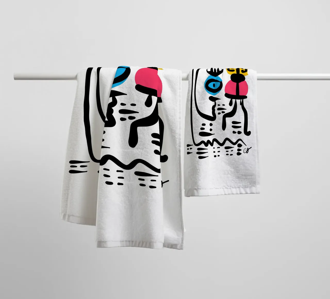 The Eye of Transformation Dialogue with the I CHING asciugamano da bagno da Signorino