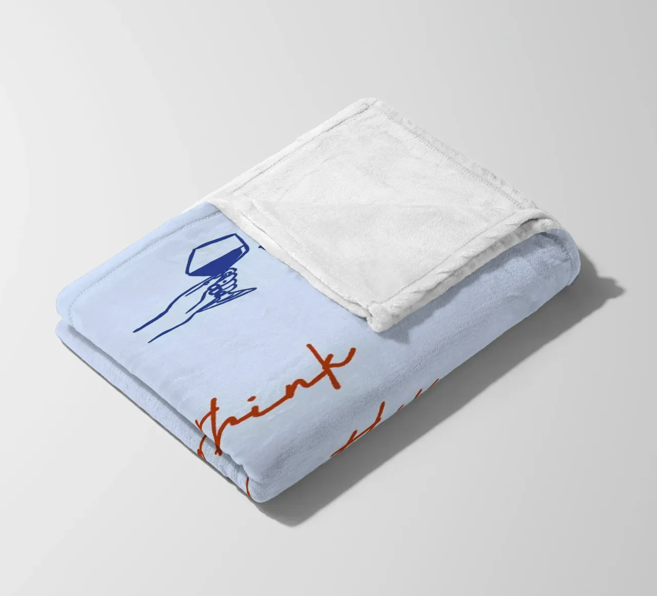 Boho Food 13 Little Life coperta in pile da Boho Print Collection